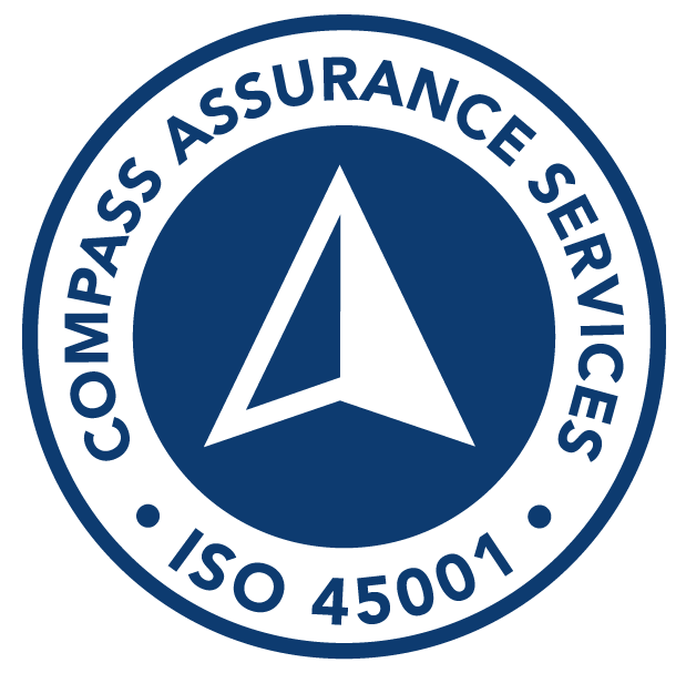 ISO 45001 certified by Compass Assurance Services